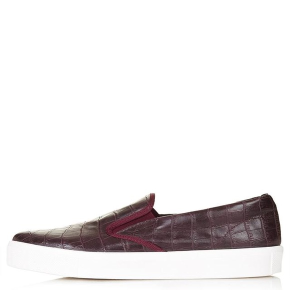 Topshop Tipi Croc Skaters Size 8 - Picture 6 of 6